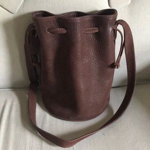 Suede Coach Bag